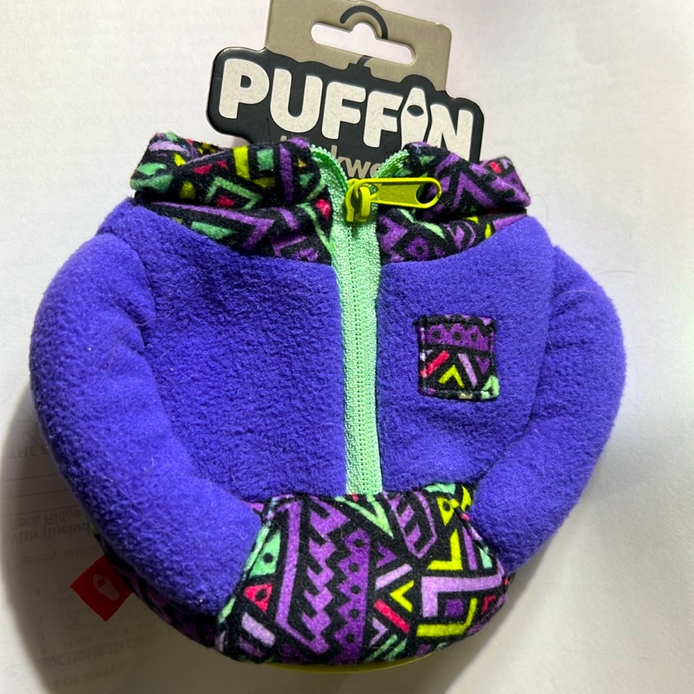 Puffin - The Fleece Jacket - Insulated 12 oz Can Cooler I Beer Bottle Cozy NEW!!